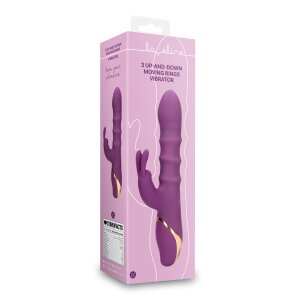 Loveline 3 Up-and-Down Moving Rings Vibrator - Orchidee...
