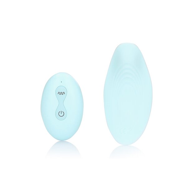 Loveline Panty Vibrator with Remote Control - Arctic Blue