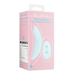 Loveline Panty Vibrator with Remote Control - Arctic Blue