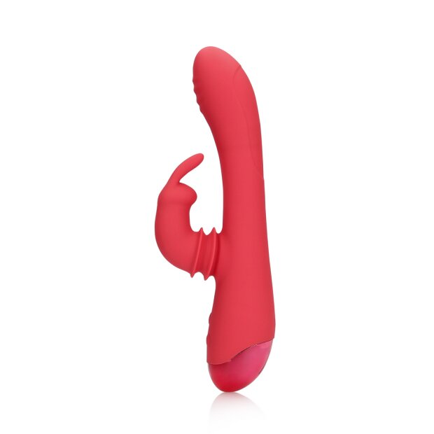 Loveline Swinging Rabbit G-Spot Vibrator - Brighto Red