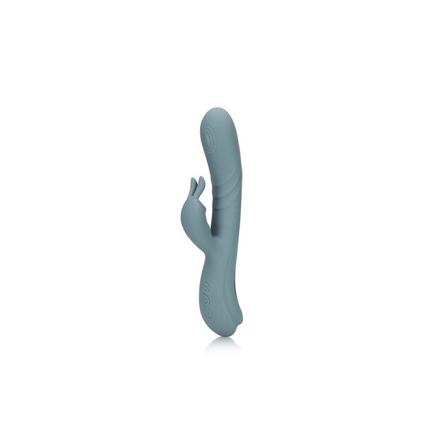 Loveline Fingering Motion Rabbit Vibrator - Weathervane Grey