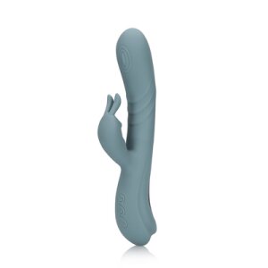 Loveline Fingering Motion Rabbit Vibrator - Weathervane Grey