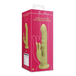 Loveline Ultra Soft Silicone Rotating Rabbit Vibrator -...