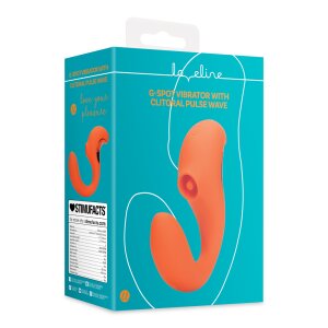 Loveline G-Spot Vibrator with Clitoral Pulse Wave -...