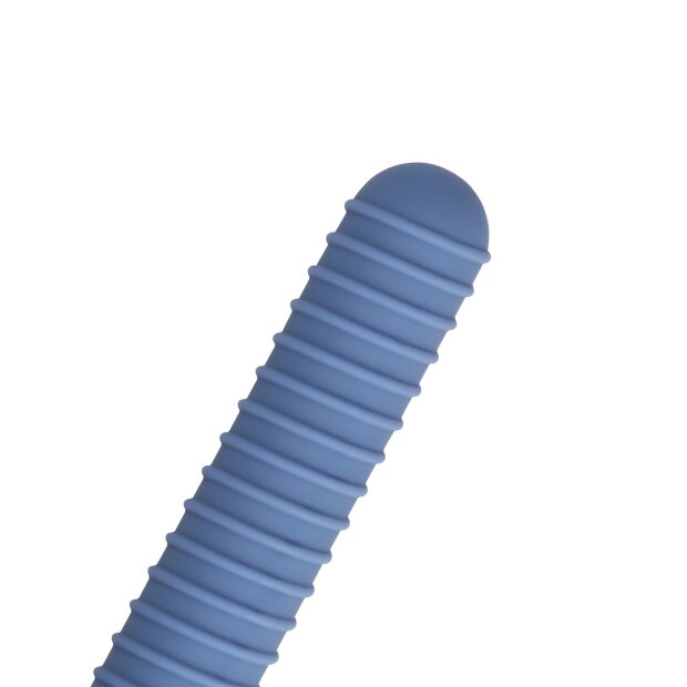 Loveline Ribbed Mini Vibrator - Blue Horizon