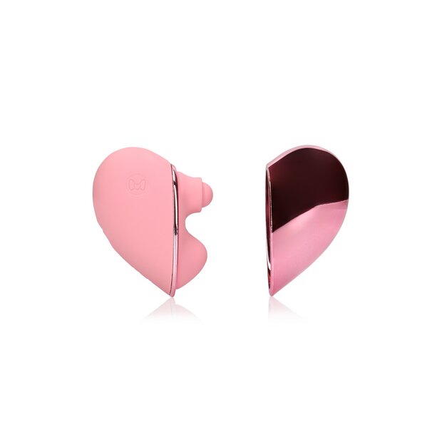 Loveline Tapping Heart Vibrator - Pink Arabesque