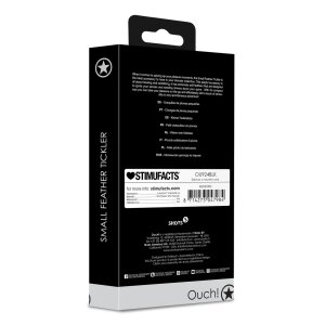 Shots - Ouch! Small Feather Tickler - Black