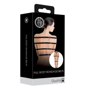Shots - Ouch! Ganzkörper Bondage Gürtel Schwarz