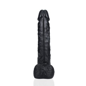 RealRock Extra Large Straight with Balls 14 / 35,5 cm Black