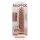 RealRock Extra Large Straight with Balls 15 / 38 cm Tan
