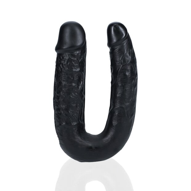 RealRock U Shaped Double Dildo 5 / 12,7 cm Black