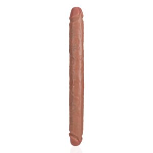 RealRock Slim Double Ended Dong 14 / 35,6 cm - Tan