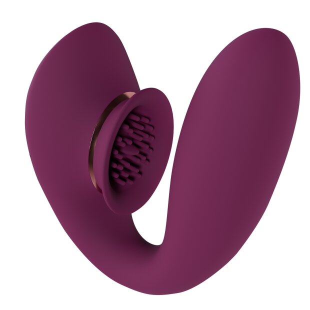 Shots Twitch 3 - Rechargeable Vibrator and Suction - burgundy