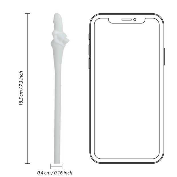 S-Line Bride Straws White