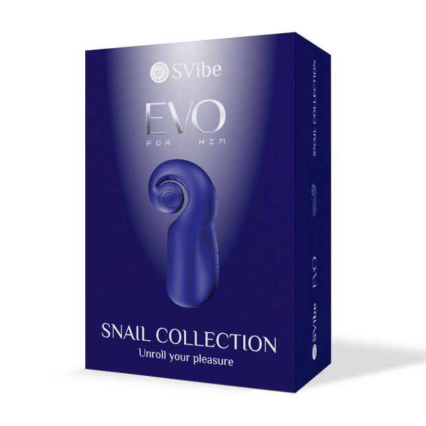 SNAIL VIBE EVO Masturbator Blau