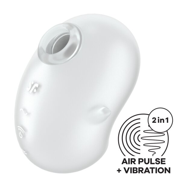 Satisfyer Cutie Ghost - Air Pulse Vibrator - White