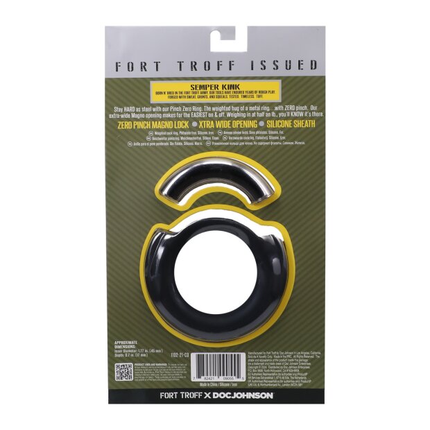 Doc Johnson Pinch Zero Ring - Black