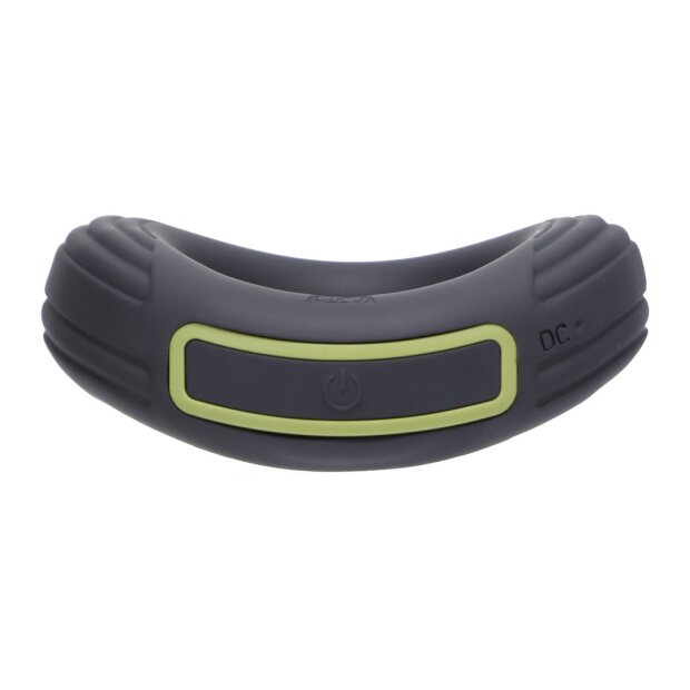 Doc Johnson Rev Cock Throbber - Vibrating Cockring - Black