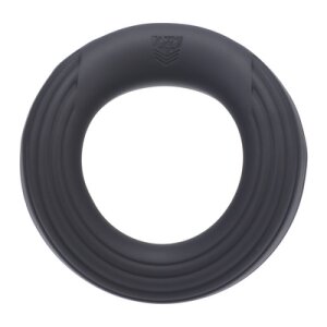 Doc Johnson Rev Cock Throbber - Vibrating Cockring - Black