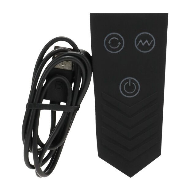 Doc Johnson Robo Rimmer X  Vibrating Plug Black