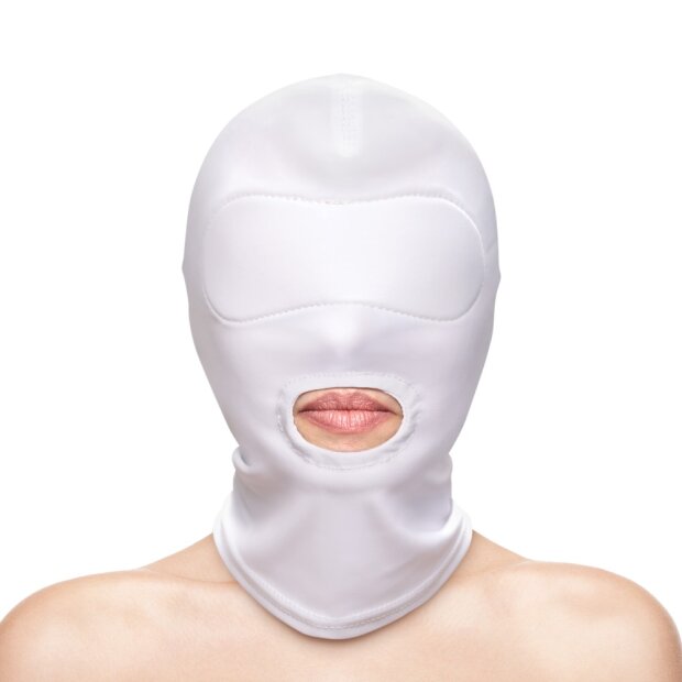 NS Novelties Fetish & Fashion - Mouth Hood - White - Alternate Package