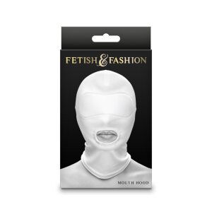 NS Novelties Fetish & Fashion - Mouth Hood - White -...