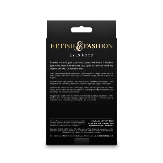 NS Novelties Fetish & Fashion - Eyes Hood - White - Alternate Package