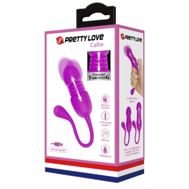 Pretty Love Callie Purple Rechargeable Vibrating Egg