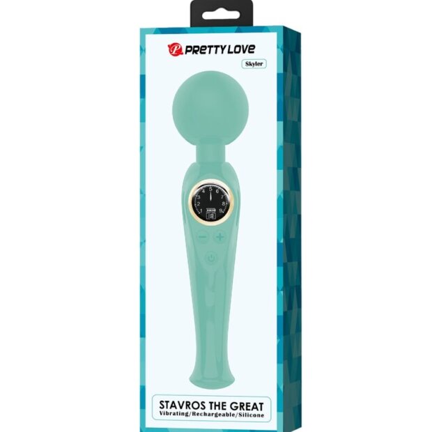 Pretty Love - Skyler Vibrator Wand Green