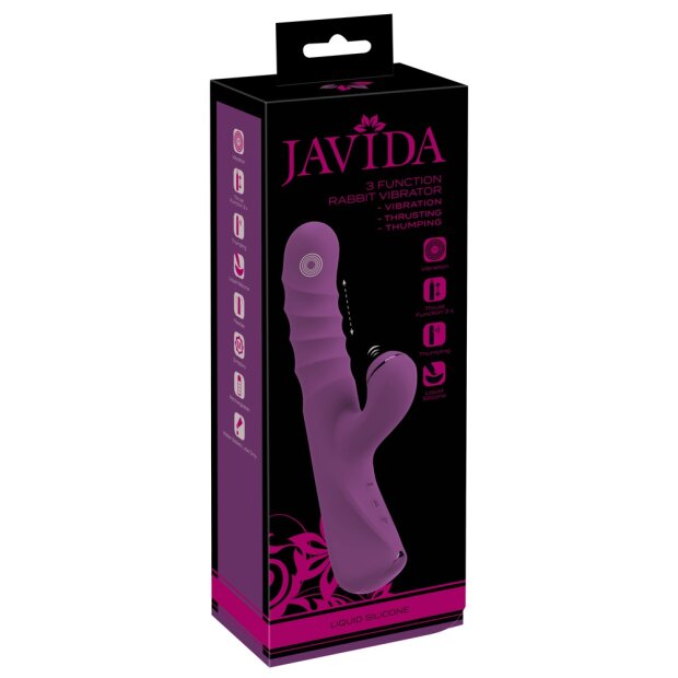 JAVIDA 3 F.Rabbit Vibrator und Stoßfunktion