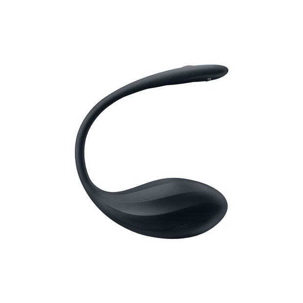 Satisfyer Ribbed Petal Connect AppTragbarer Vibrator für Paare - Schwarz