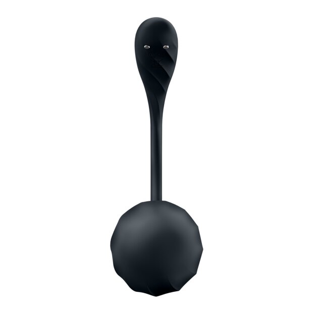 Satisfyer Ribbed Petal Connect AppTragbarer Vibrator für Paare - Schwarz