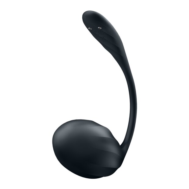 Satisfyer Ribbed Petal Connect AppTragbarer Vibrator für Paare - Schwarz