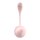 Satisfyer Ribbed Petal Connect App - Tragbarer Vibrator für Paare Rosa