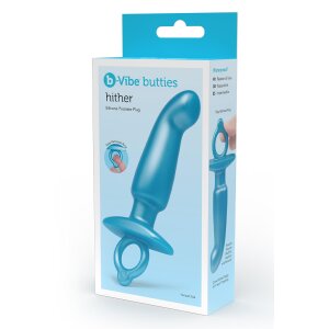 B-Vibe hoher Plug Blau 3,1 cm