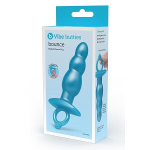 B-Vibe Bounce Plug Blau 3,3 cm