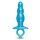 B-Vibe Bounce Plug Blau 3,3 cm