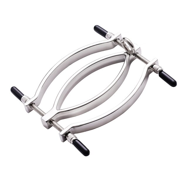 Kiotos Steel Clit Clamp with leash chain