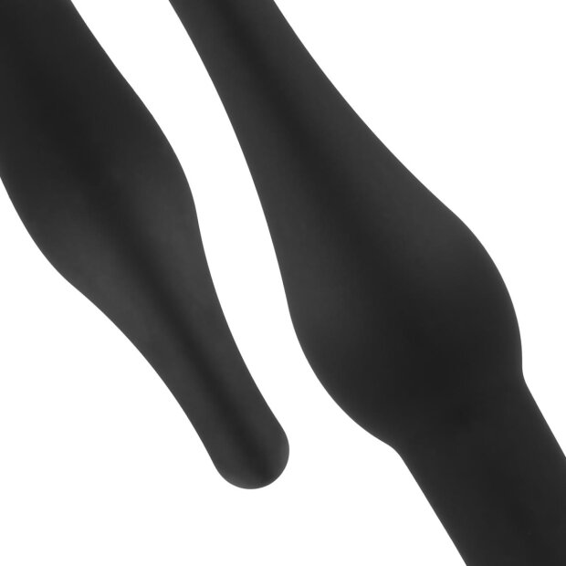 Easy Toys Anal Plug Set With Bullet Vibrator Black