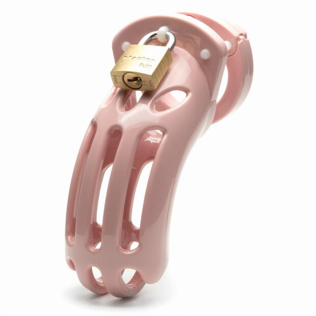CB-X The Curve Chastity Cage Pink