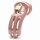 CB-X The Curve Chastity Cage Pink