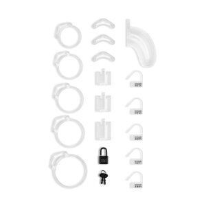 Lockdown Keuschheits-Käfig Klar - Medium