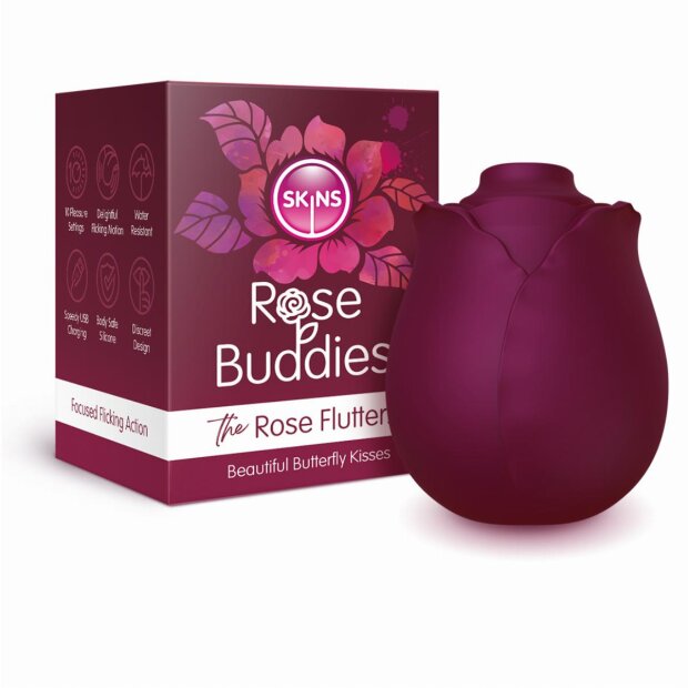 Creative Conceptions Skins Rose Buddies The Rose Flutterz Vibrator