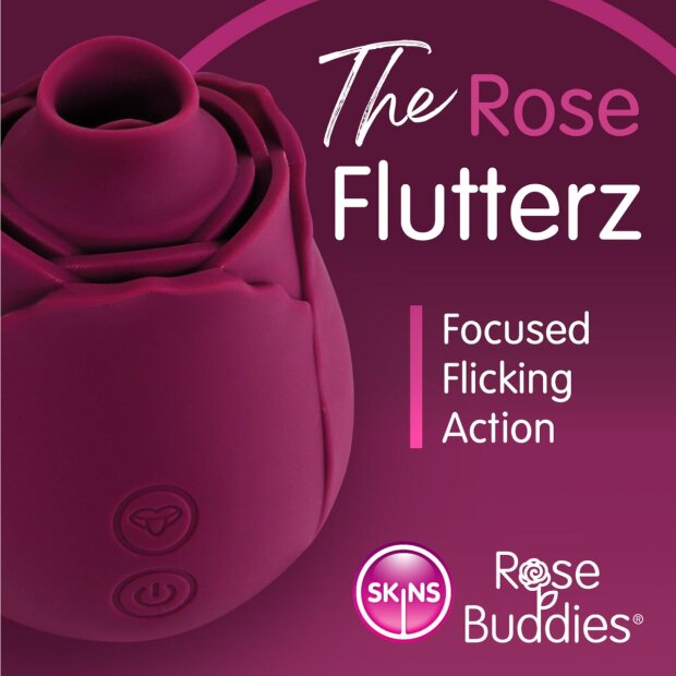 Creative Conceptions Skins Rose Buddies The Rose Flutterz Vibrator