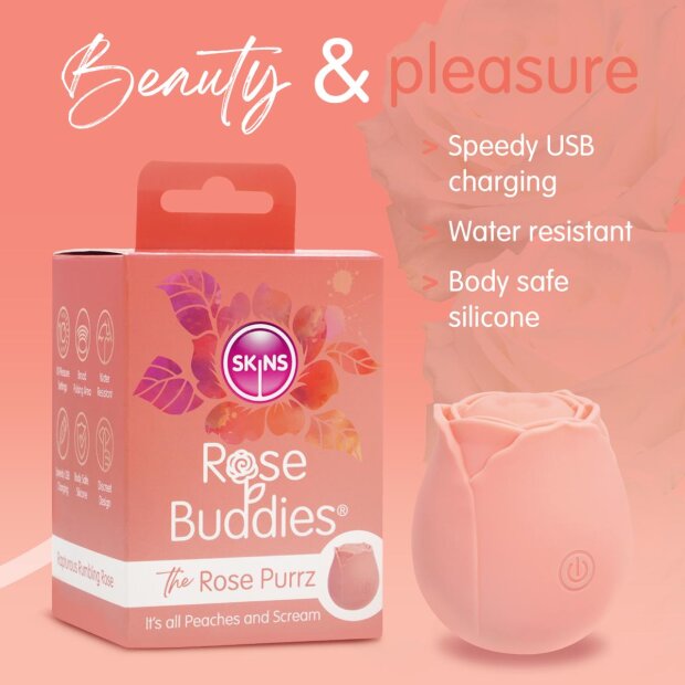 Creative Conceptions Skins Rose Buddies - The Rose Purrz Vibrator
