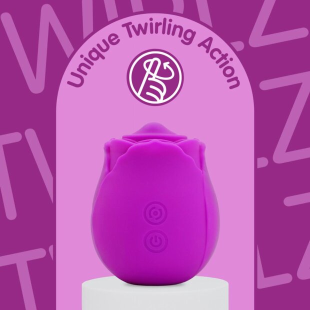 Creative Conceptions Skins Rose Buddies - The Rose Twirlz Vibrator