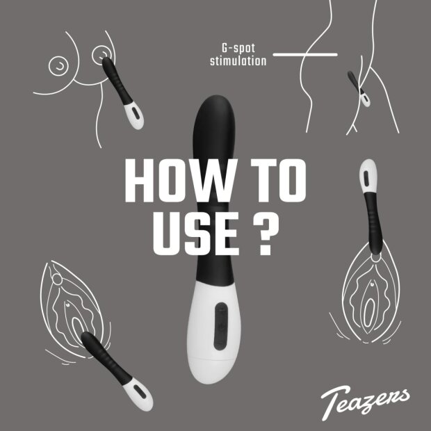 Teazers G-Punkt Vibrator - Zwart