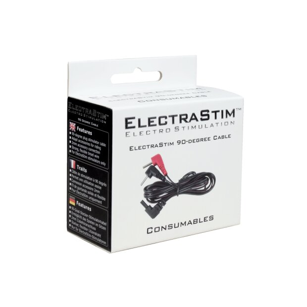 ElectraStim Kabel mit 90 Grad Stecker