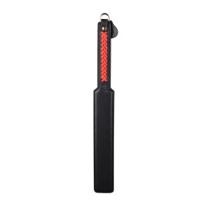 Sevanda geflochtener Griff Spanking Paddle red/black
