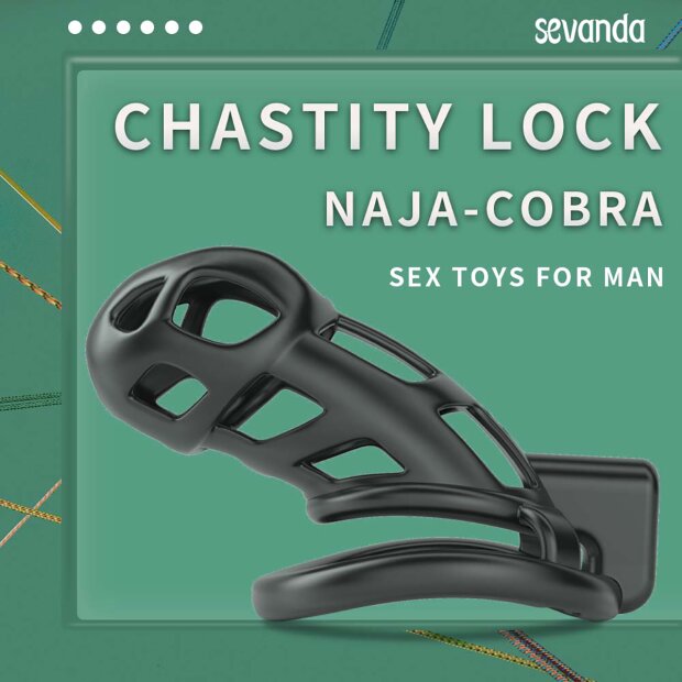 Sevanda Naja-Cobra Chastity Cage L